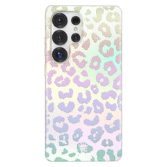 White Opal Leopard Samsung Case