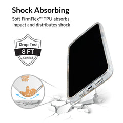 Holiday Gingerbread Clear iPhone Case