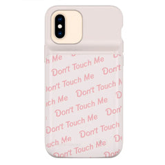 Don't Touch Me iPhone Charging Case