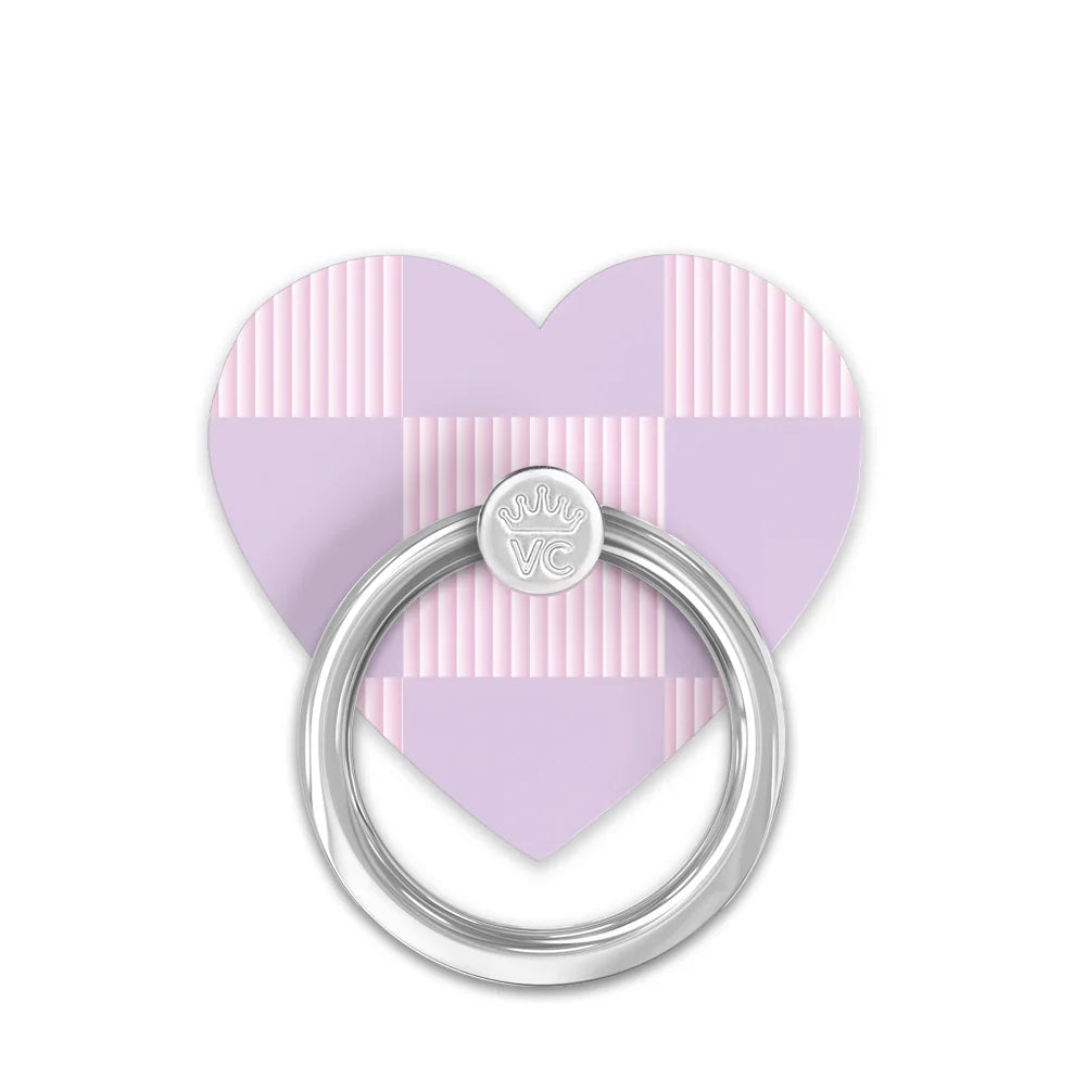 Lilac Vibe Checkered Phone Ring