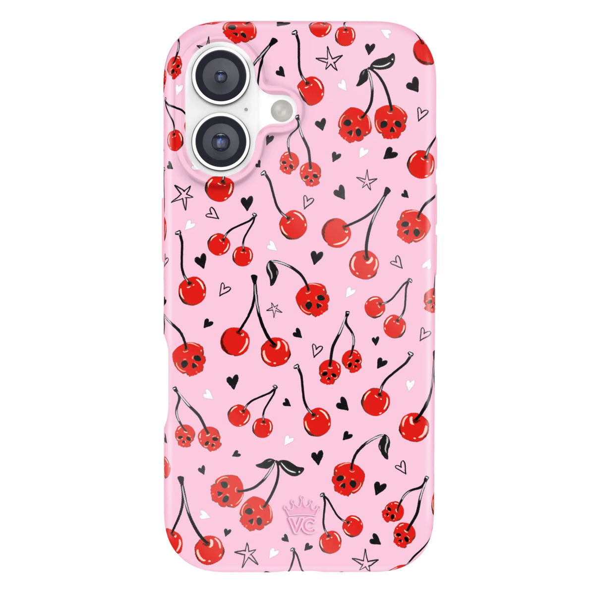 Sour Cherry Skulls iPhone Case