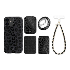 Black Leopard iPhone Bundle Set