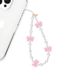 Pink Bow Phone Charm