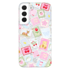 Spring Whimsy Stamps Glitter Samsung Case