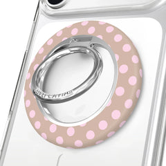 Brown Sugar Polka Dot MagSafe Grip Ring