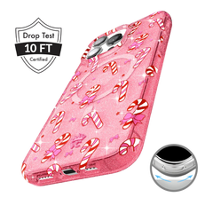Pink Peppermint Princess iPhone Case