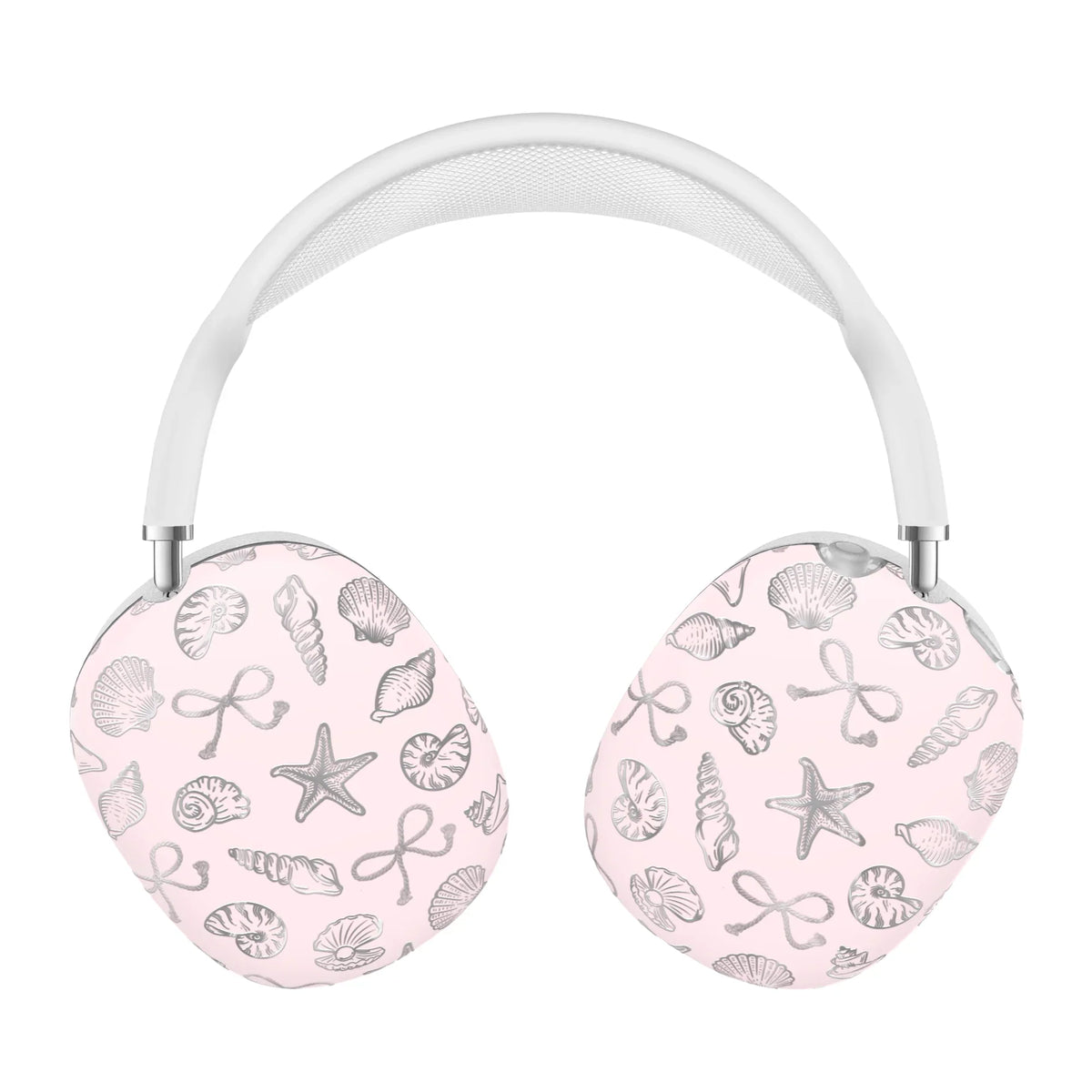 Pink Coastal Seashells AirPod Max Case