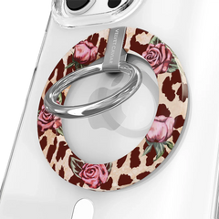 Rosy Leopard MagSafe Grip Ring