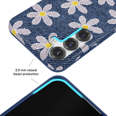 Denim Daisy Samsung Case