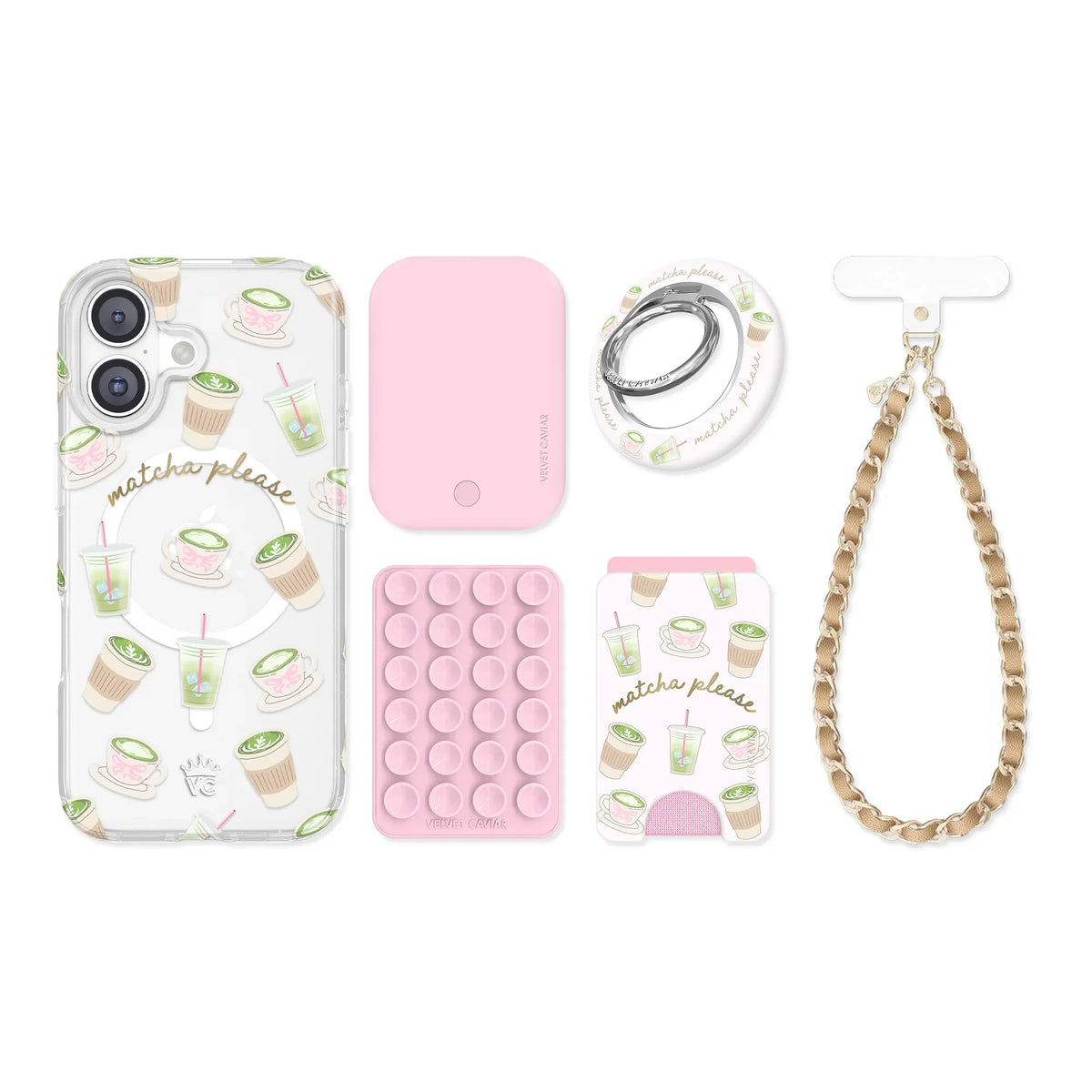 Matcha Please iPhone Bundle Set