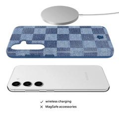 Denim Vibe Checkered Samsung Case
