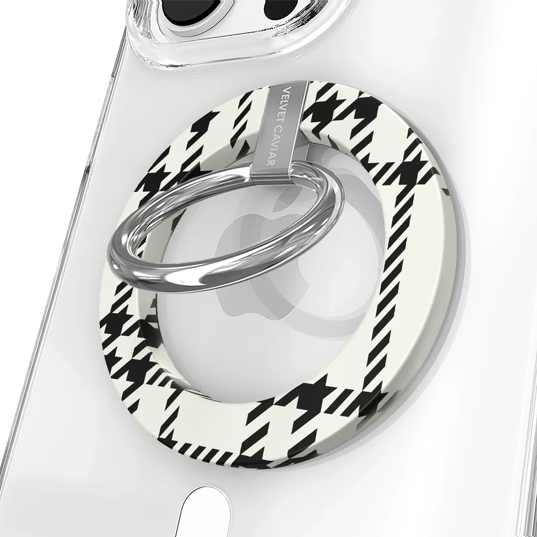 Houndstooth Sweater MagSafe Grip Ring
