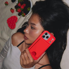 Hot Girl Red MagSafe Wallet