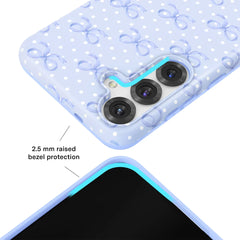 Lovely Blue Bows Samsung Case