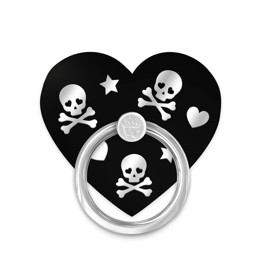 Chrome Skulls Phone Ring