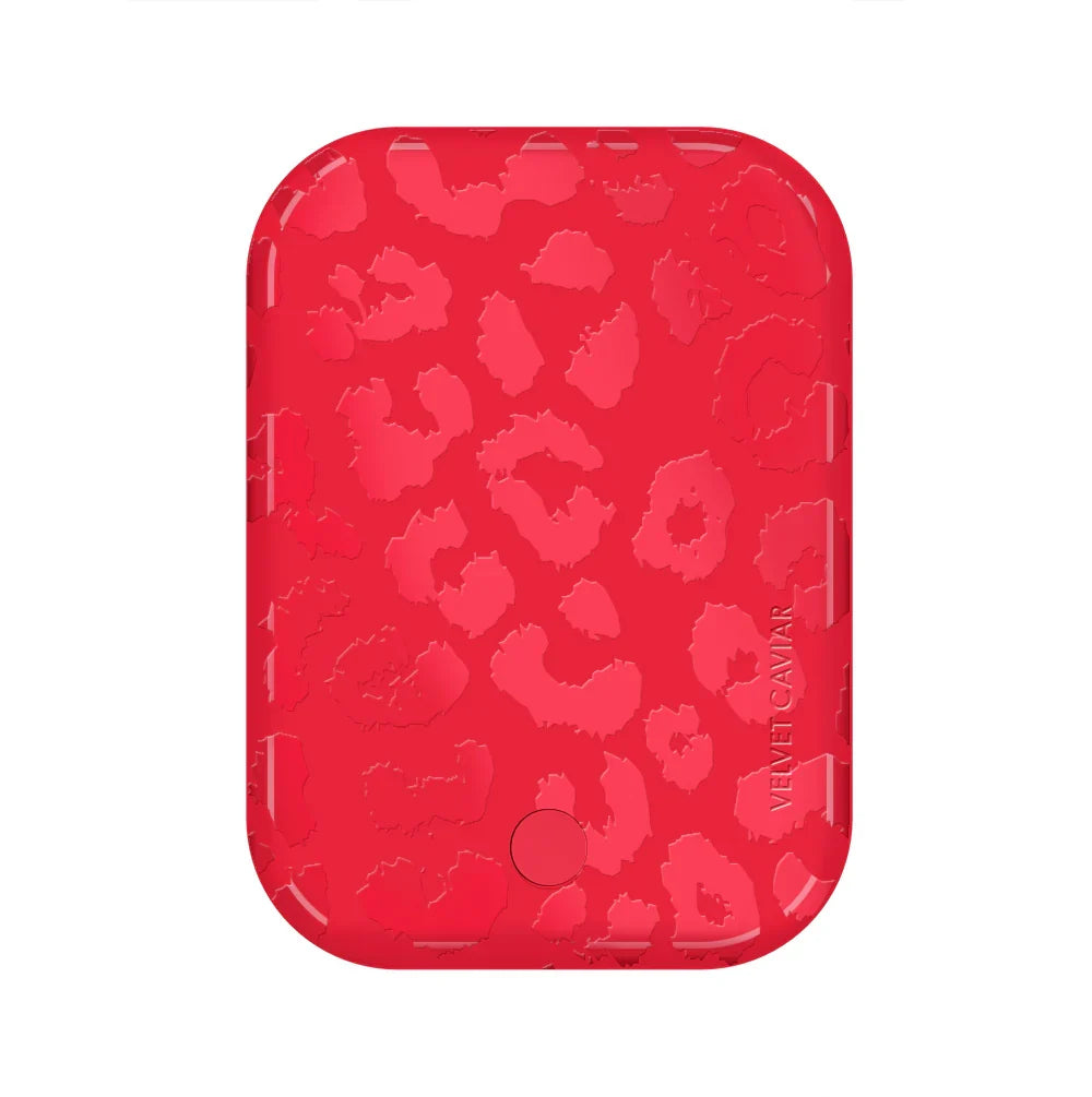 Red Hot Leopard Portable MagSafe Charger Power Pack