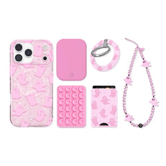 Ghosted Pink iPhone Bundle Set