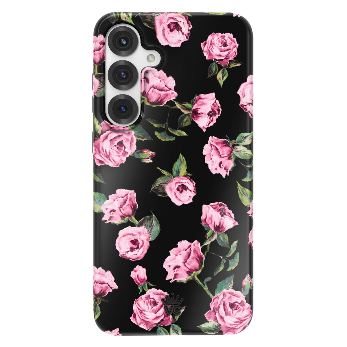 Pink Rose Floral Samsung Case