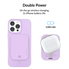 Lilac Gelato Portable MagSafe Charger Power Pack