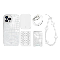 White Croc iPhone Bundle Set