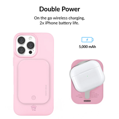 Strawberry Milk Portable MagSafe Charger Power Pack