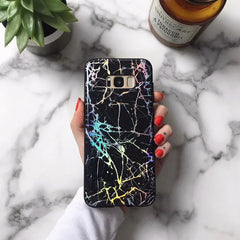 Holo Black Marble Samsung Galaxy Case