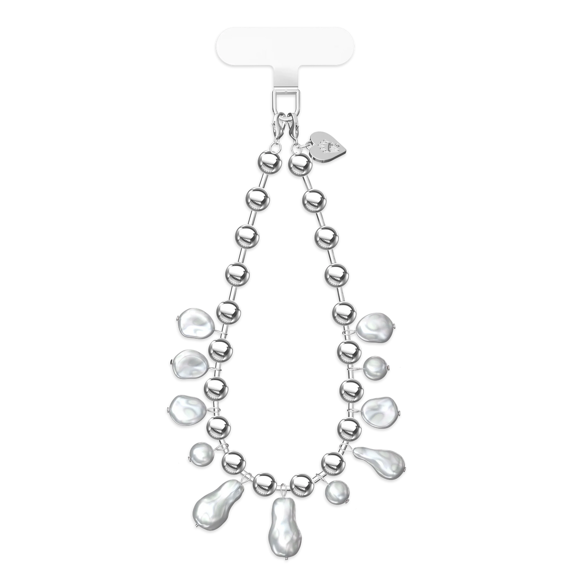 Pearl Drip Chain Phone Charm