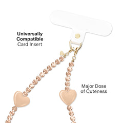 Nude Heart Phone Charm