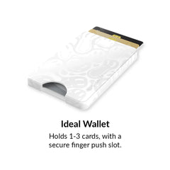Clear Frosted Smiley MagSafe Wallet