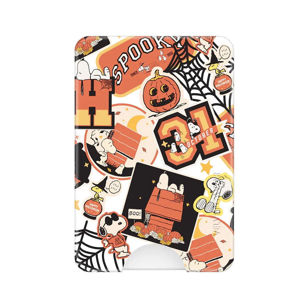 Snoopy Halloween Varsity MagSafe Wallet